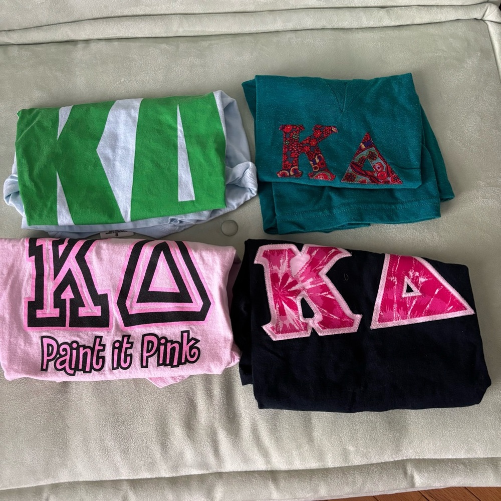 LOT 4 Kappa Delta Shirts sz Small